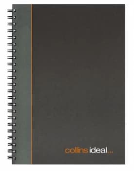 Image of Collins Ideal Manuscript Book Wirebound A5 Ruled 192 Pg 468W