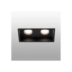 Image of Hyde Recessed Downlight Ceiling Light Black GU10 IP44