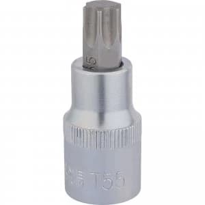 Image of Draper 1/2" Drive 55mm Long Torx Socket Bit 1/2" T55