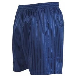 Image of Precision Striped Continental Football Shorts 18-20" Navy