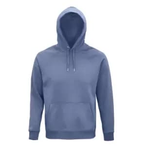 Image of SOLS Unisex Adult Stellar Organic Hoodie (L) (Blue)