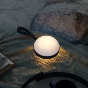 Image of Bring To-Go 12 Outdoor Patio Terrace Plastic Battery Powered Dimmable LED Light in White (H) 26cm