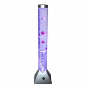 Image of Oypla - 90cm Colour Changing LED Water Bubble Fish Novelty Lamp