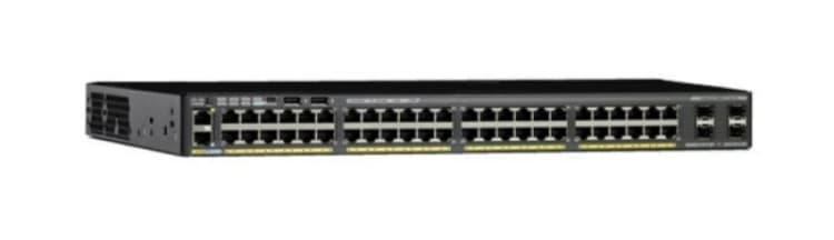 Image of Cisco Cisco Catalyst WS-C2960X-48FPS-L Managed L2/L3 Gigabit Ethernet (10/100/1000) Power over Ethernet (PoE) Black WS-C2960X48FPSL-RF