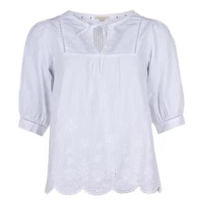Image of Barbour Womens Filey Top White 10