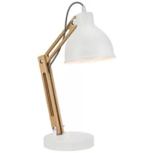 Image of Marcello Adjustable Desk Lamp White, 1x E27