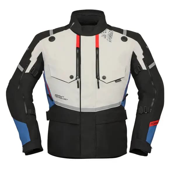 Image of Modeka Trohn Jacket Light Grey Blue 3XL