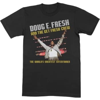 Image of Doug E. Fresh - The World's Greatest Unisex Large T-Shirt - Black