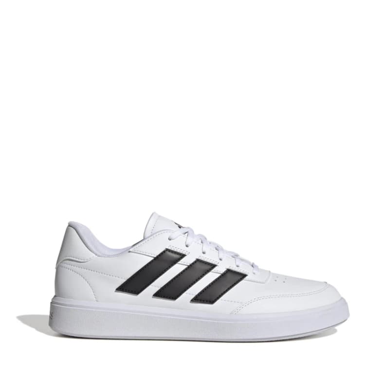Image of adidas Courtblock Mens Trainers - White White 11