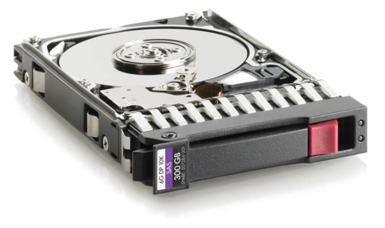 Image of HPE 300GB SAS internal hard drive 10000 RPM 2.5"