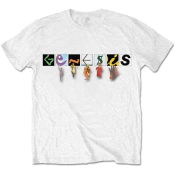 Image of Genesis - Characters Logo Unisex Small T-Shirt - White