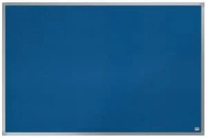 Image of Value Noticeboard Blue Felt 900x600mm
