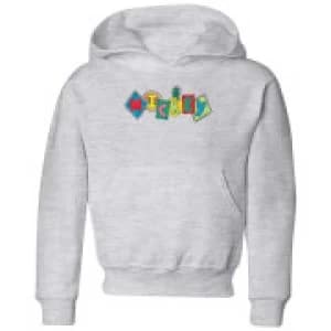 Image of Disney Mickey Fruit Blocks Kids Hoodie - Grey - 9-10 Years