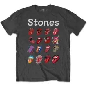 Image of The Rolling Stones - No Filter Evolution Unisex XX-Large T-Shirt - Grey