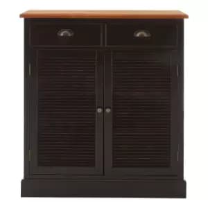 Image of Fir wood veneer Cabinet