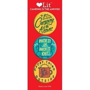 Image of Camping is the Answer 3 Badge Set Other printed item 2019