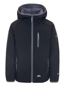 Image of Trespass Unisex Kian Jacket - Black, Size 2-3 Years, Women