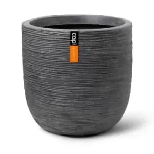 Image of Capi Europe Planter ball Waste Rib NL 43x41 terrazzo grey