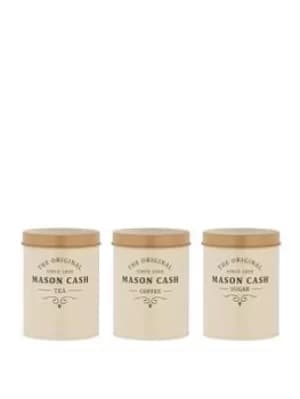 Image of Mason Cash Mason Cash Heritage Collection Tea, Coffee And Sugar Canister Jars Set