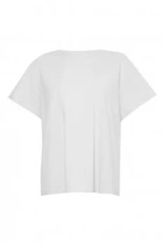 Image of Great Plains Cotton Jersey Batwing Top Optic White