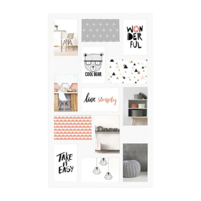 Image of Nielsen Accent Collage Frame for 13 photos 10x15cm - White White