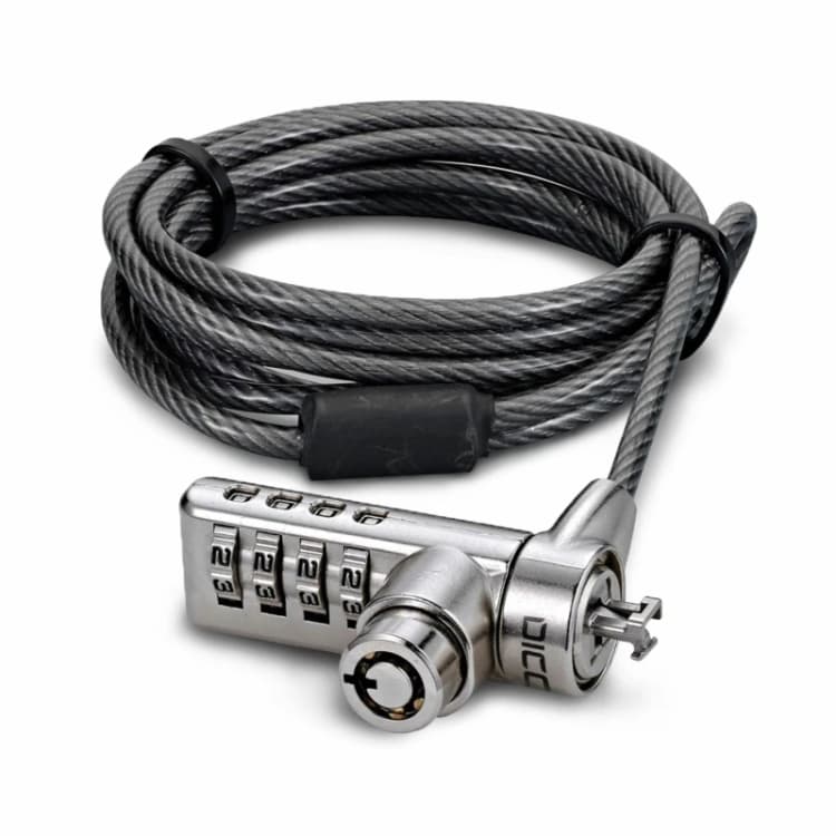 Image of Dicota DICOTA D30887 cable lock Black, Stainless steel 2m D30887