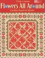 Image of flowers all around garden inspired quilts