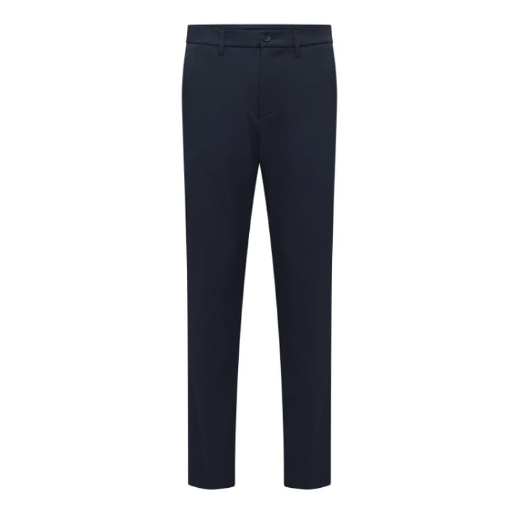 Image of Boss Mens T Commuter Straight Leg Trousers Straight Trousers 30W R Blue 51103218305
