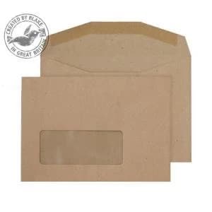 Image of Blake Purely Everyday C6 80gm2 Gummed Window Mailer Envelopes Manilla