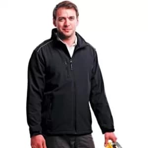 Image of TRA651 Sandstorm Mens XL Navy Soft Shell Jacket