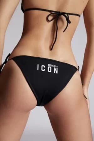 Image of DSQUARED2 Women Brief trunks Black Size 12 80% Polyamide 20% Elastane