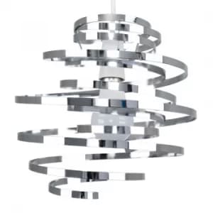 Image of Bensson Twisted Chrome Pendant Shade
