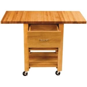 Image of Catskill by Eddingtons Deep Drawer Kitchen Trolley with Double Drop Leaf Extension