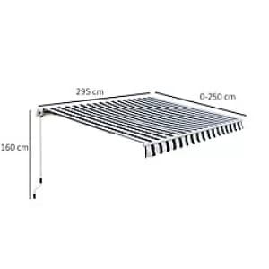 Image of AWNING 3X2.5 M-BE WT