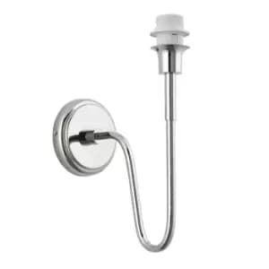 Image of Rouen Fitting Only Wall Lamp, Bright Nickel Plate