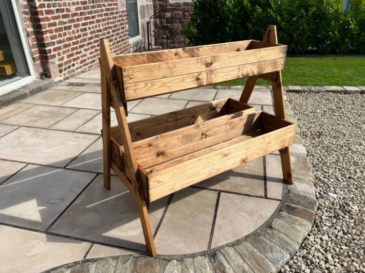 Image of Charles Taylor Trading Country Kitchen Double Herb Garden Extra Large Brown