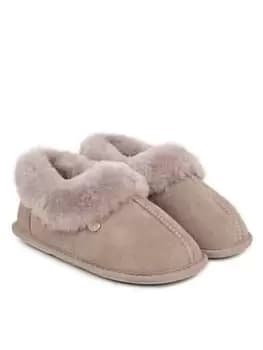 Image of Just Sheepskin Full Back Sheepskin Slipper - Grey, Size 6, Women