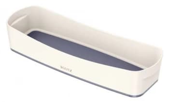 Image of Leitz MyBox WOW Organiser Tray White, Grey Plastic 30.7 x 10.5 x 5.5 cm