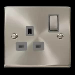 Image of Click Scolmore Deco Ingot 1 Gang 13A 2 Pole Switched Socket - VPSC535GY
