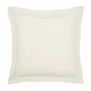 Image of Bedeck of Belfast Taupe Pima Cotton 200 Thread Count 'Nika' Square Oxford Pillow Case