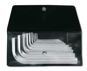 Image of Beta Tools 96 /B10 10pc Offset Hexagon Key Set in Wallet Chrome-plated 000960380