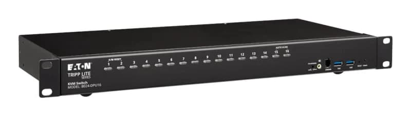 Image of Tripp Lite B024-DPU16 16-Port DisplayPort/USB KVM Switch with Audio/Vi