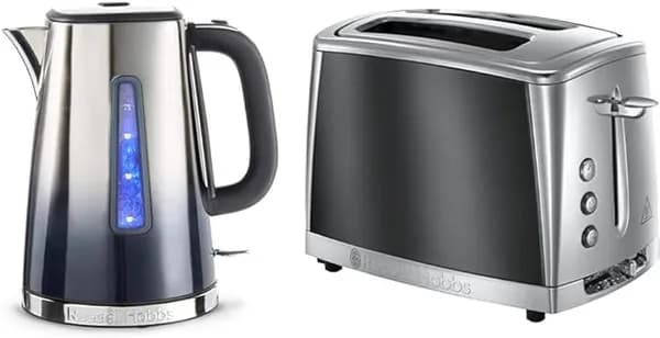 Image of Russell Hobbs Eclipse 25111BU Kettle & 4 Slice Toaster Bundle