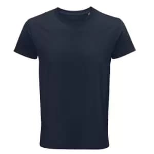 Image of SOLS Mens Crusader Organic T-Shirt (3XL) (French Navy)