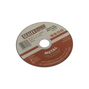 Image of Genuine SEALEY PTC/125CT Cutting Disc Ø125 x 1.6mm 22mm Bore