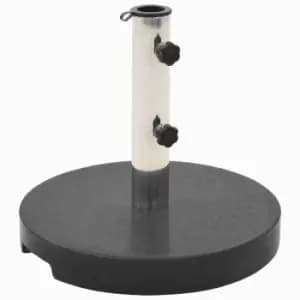 Image of Vidaxl Parasol Base Granite 20Kg Round Black