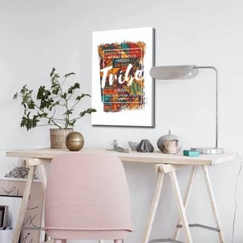 Image of 4570ABSC - 027 Multicolor Decorative Canvas Painting