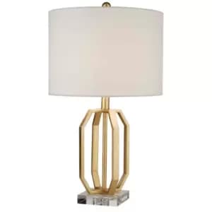 Image of Village At Home Beatrice Table Lamp Gold