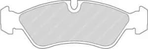 Image of Ferodo FDB584 Brake Pad Set Front Axle Premier Car