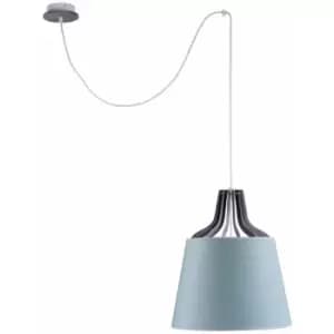 Image of Keter Lucio Dome Pendant Ceiling Light Green, 38cm, 1x E27, 200cm Wire